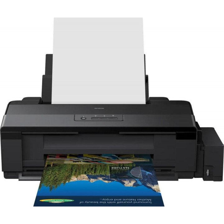 Принтер струйный Epson L1800 цветной, цвет черный